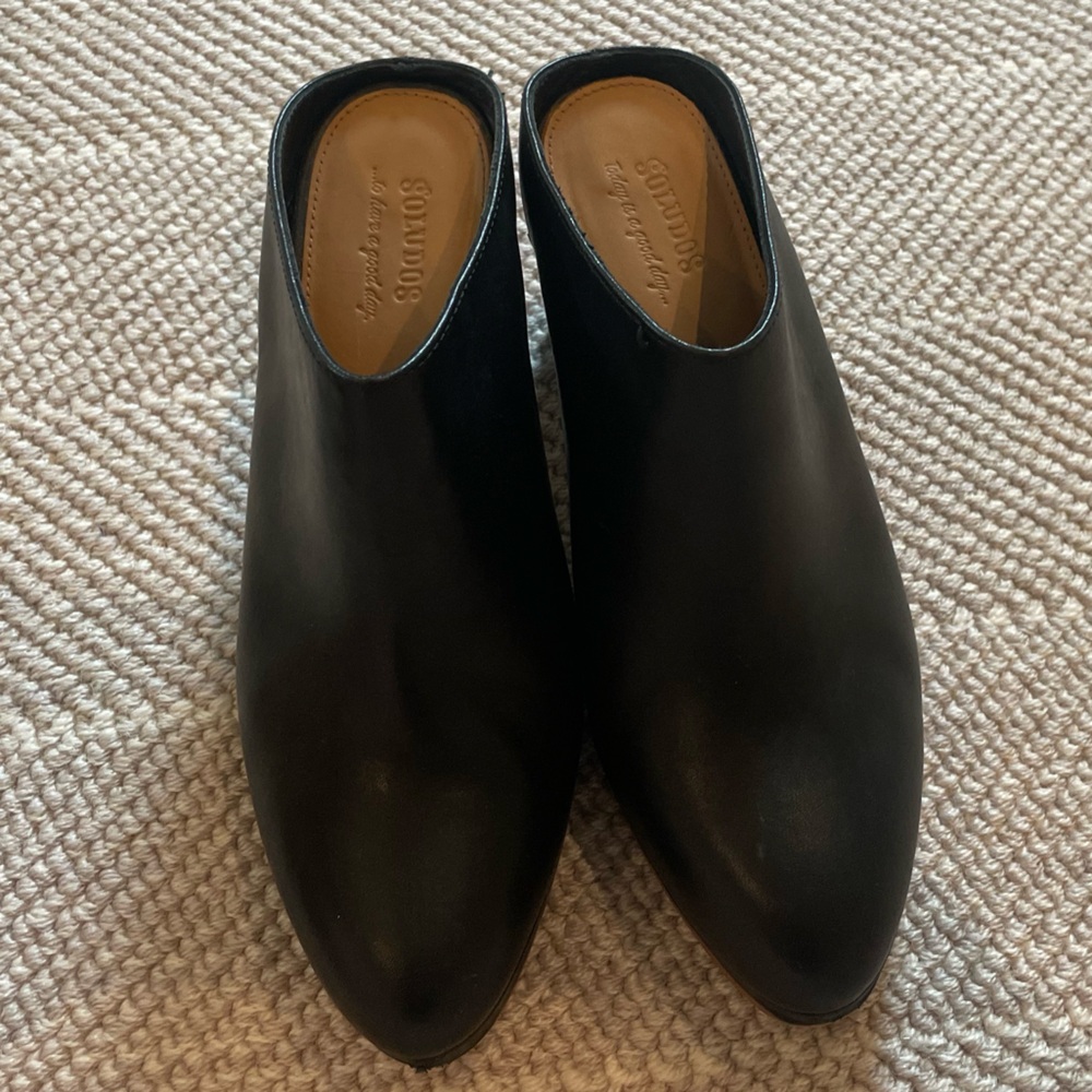 Soludos Black Ankle Booties
